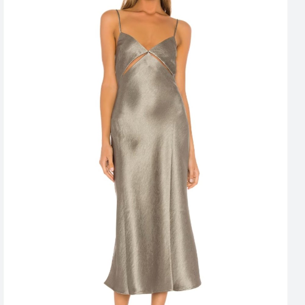 Bec + Bridge - Mila Midi dress in Khaki